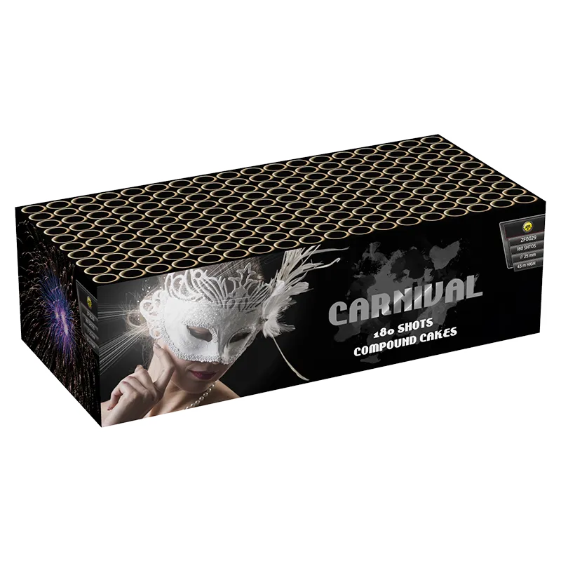 Carnaval 180 coups de feu Cake ZF0029