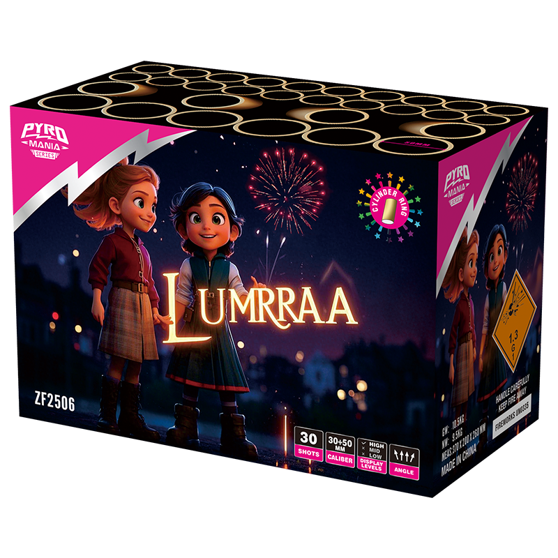 Lumirra 30 coups avec gâteau de coquille de cylindre ZF2506