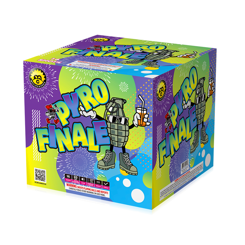 Pyro Finale 16 CHAPS 500G CAKE ASSORMATION MC517