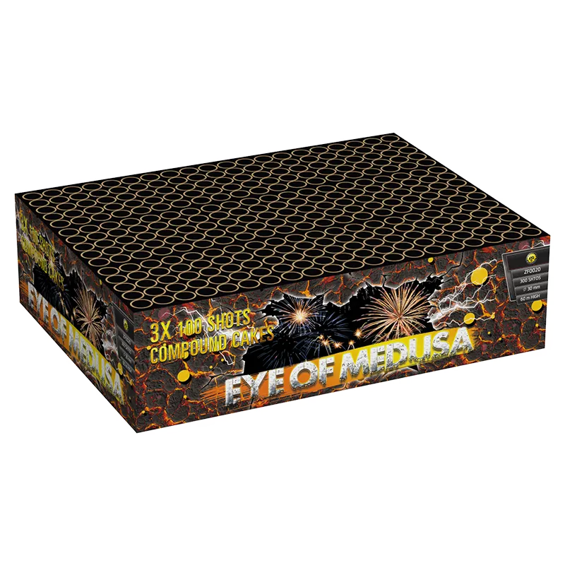 Eye of Medusa 300 coups composés Cake ZF0020