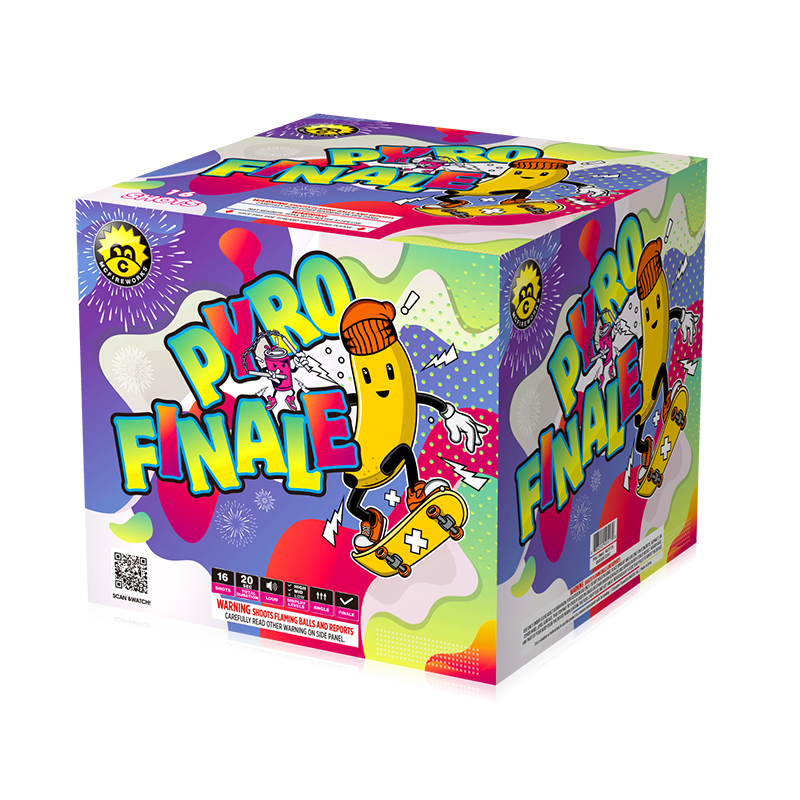 Pyro Finale 16 CHAPS 500G CAKE ASSORMATION MC517