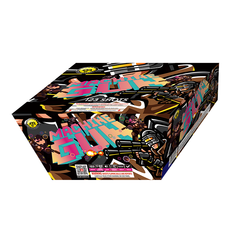 Mitrailleuse 123shots 200g gâteau mc109