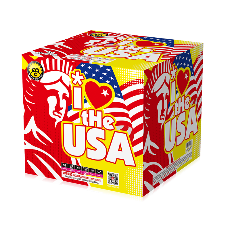 J'adore les États-Unis 16 coups 500g gâteau MC577