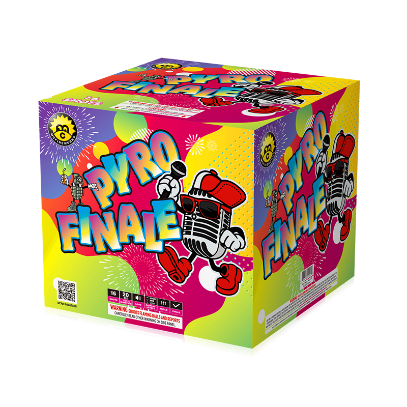Pyro Finale 16 CHAPS 500G CAKE ASSORMATION MC517