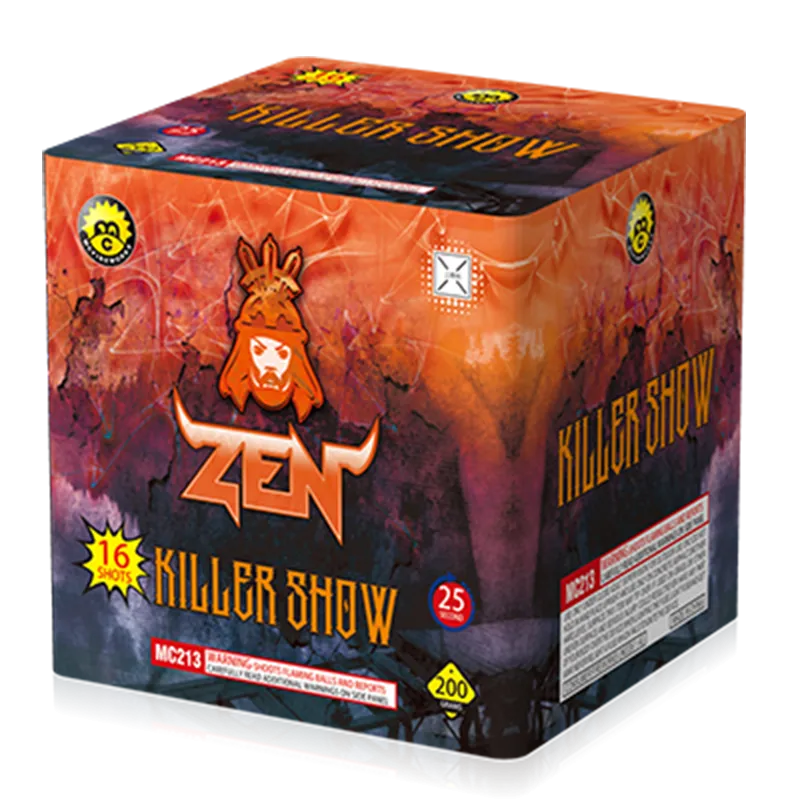Killer show 16 tirs 200g gâteau mc213