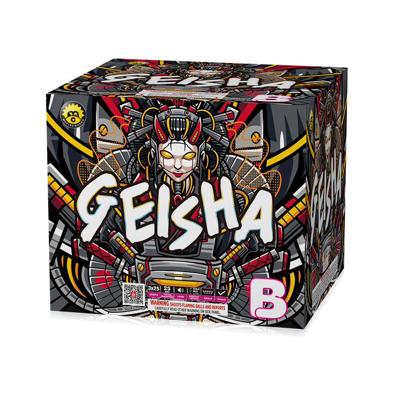 Geisha 25 Shots 500G Cake Assortiment MC579