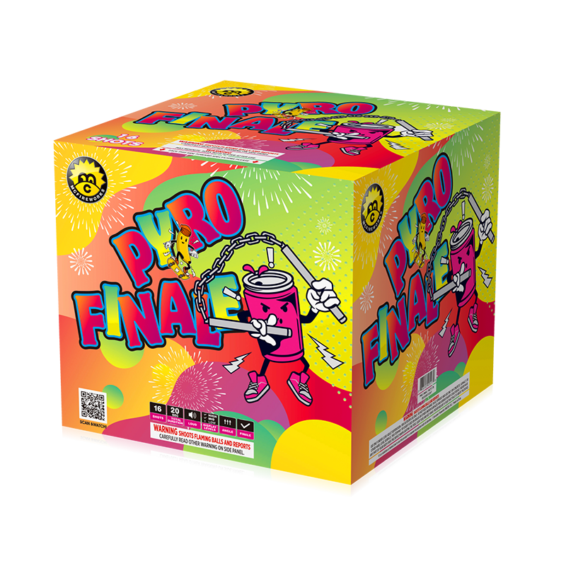 Pyro Finale 16 CHAPS 500G CAKE ASSORMATION MC517